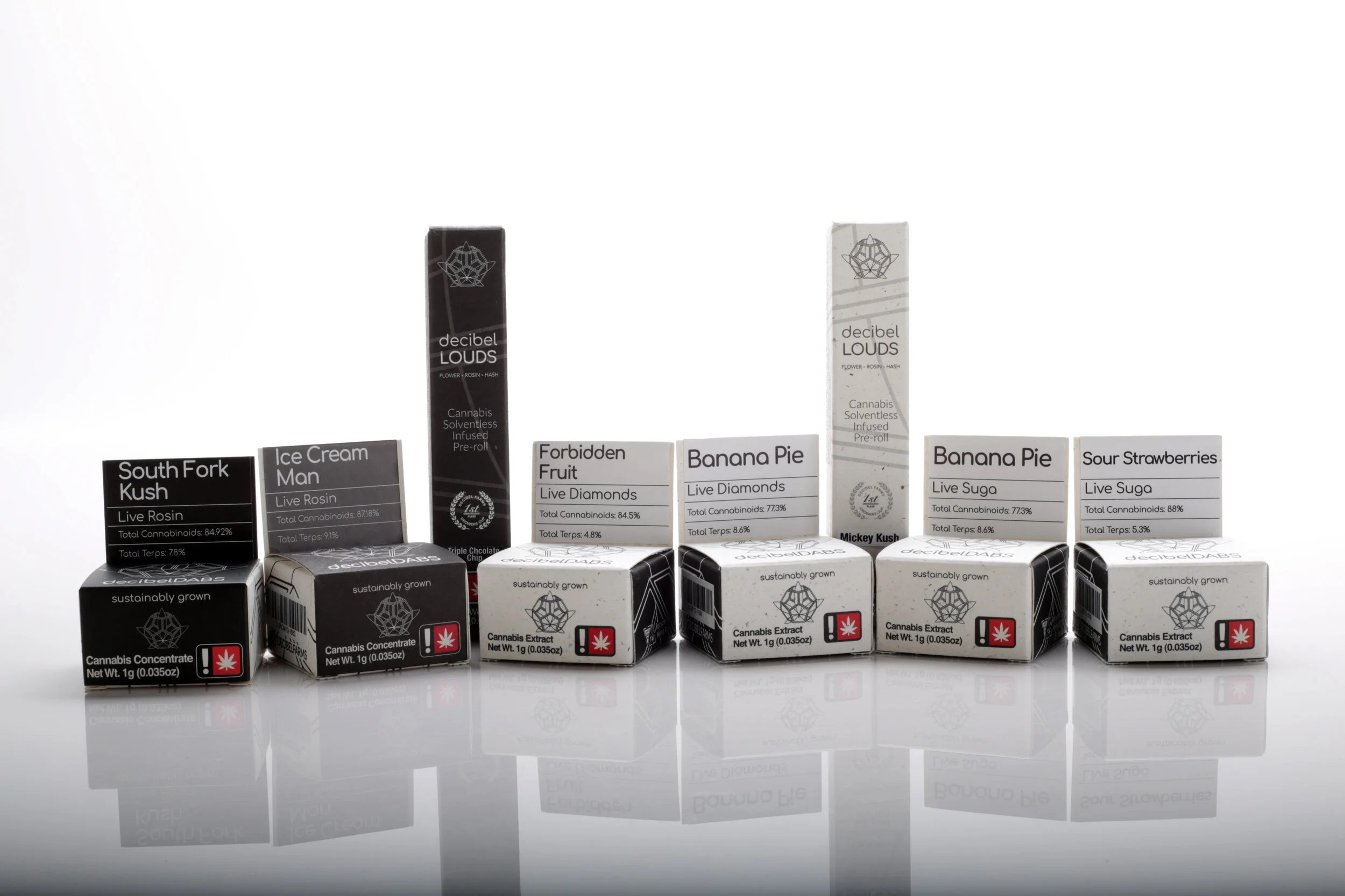 Decibel Farm Infused Pre-Rolls & Solvent-less Extracts